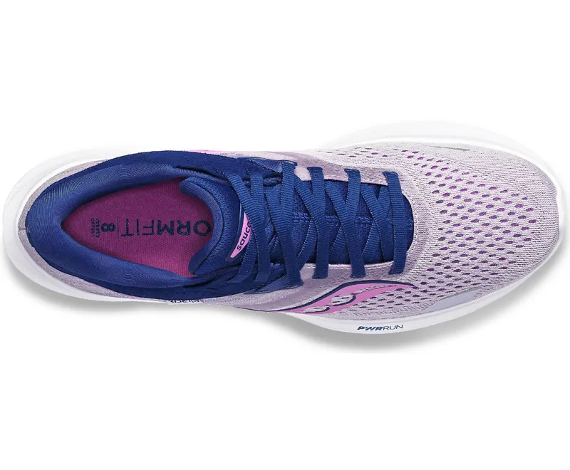 Saucony Women's Ride 16 Mauve/Indigo-3